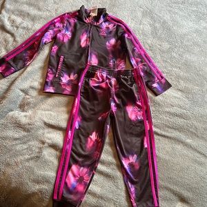Good condition floral track suit